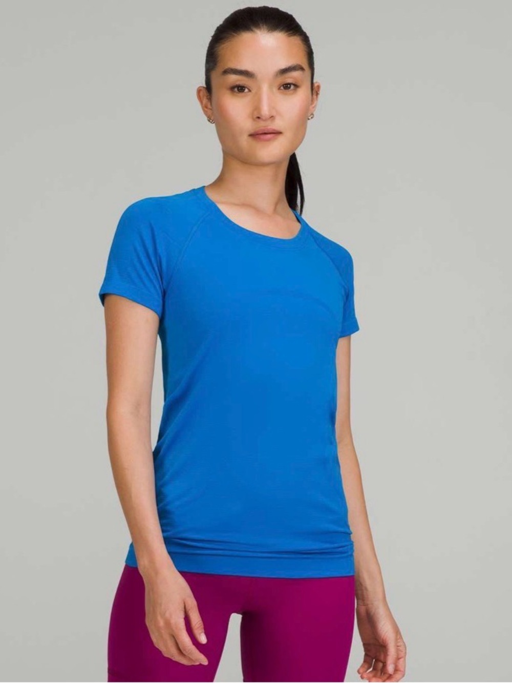 Lululemon Swiftly Tech Short Sleeve Shirt 2.0 Size 6 Poolside Blue Running Yoga